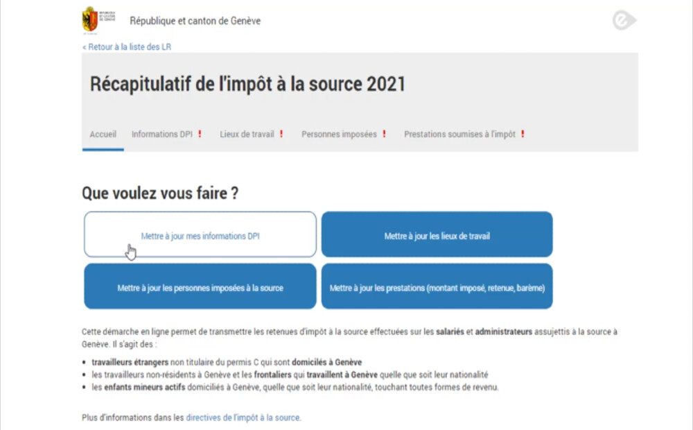 Vidéo de présentation du nouvel impôt à la source en ligne (ISeL) pour la transmission des données salariales de l'impôt à la source